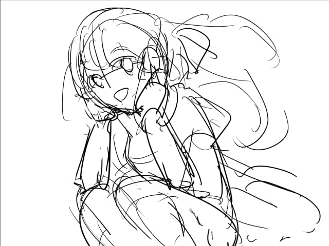 ラフイラスト
